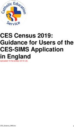 CES Census 2019: Guidance for Users of the CES-SIMS Application in England