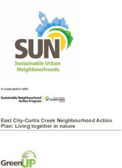 East City-Curtis Creek Neighbourhood Action Plan: Living together in nature - In association with: GreenUP