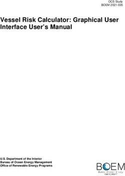 Vessel Risk Calculator: Graphical User Interface User's Manual - OCS Study BOEM 2021-035