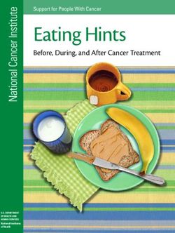 Eating Hints Before, During, and After Cancer Treatment - Support for People With Cancer