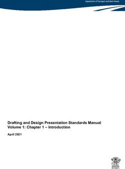 drafting and design presentation standards manual