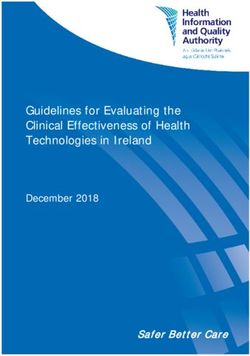 Guidelines for Evaluating the Clinical Effectiveness of Health Technologies in Ireland - HIQA