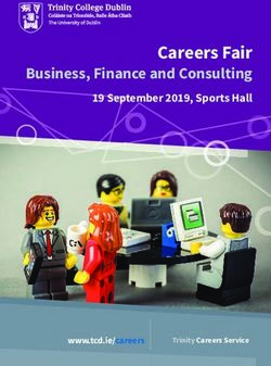 Careers Fair Business, Finance and Consulting 19 September 2019, Sports Hall - www.tcd.ie/careers - Trinity College Dublin