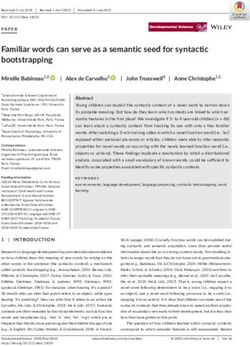 Familiar words can serve as a semantic seed for syntactic bootstrapping