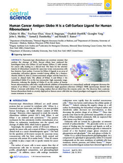 Human Cancer Antigen Globo H Is a Cell-Surface Ligand for Human Ribonuclease