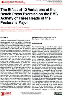 The Effect of 12 Variations of the Bench Press Exercise on the EMG Activity of Three Heads of the Pectoralis Major