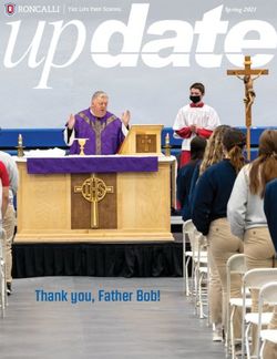 Thank you, Father Bob! - Spring 2021 - Roncalli High School