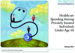 Healthcare Spending Among Privately Insured Individuals Under Age 65 - February 2012