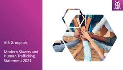 AIB Group plc Modern Slavery and Human Trafficking Statement 2021