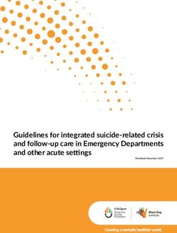 Guidelines for integrated suicide-related crisis and follow-up care in Emergency Departments and other acute settings