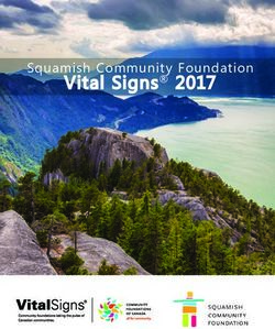 Vital Signs 2017 Squamish Community Foundation