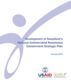 Development of Swaziland's National Antimicrobial Resistance Containment Strategic Plan - January 2018