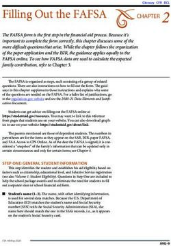 Filling Out the FAFSA - FSA Partner ...