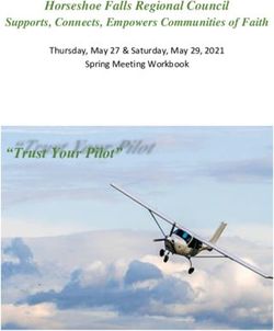 "Trust Your Pilot" - Horseshoe Falls Regional Council Supports, Connects, Empowers Communities of Faith
