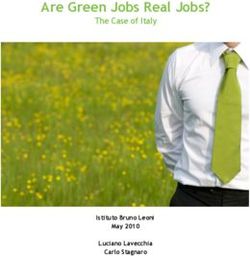 Are Green Jobs Real Jobs? - The Case of Italy - Istituto Bruno Leoni May 2010 Luciano Lavecchia - Brunoleonimedia