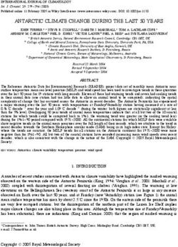 ANTARCTIC CLIMATE CHANGE DURING THE LAST 50 YEARS