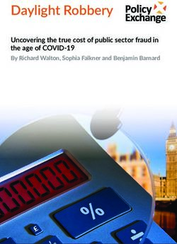 Daylight Robbery Uncovering the true cost of public sector fraud in the age of COVID-19 - Policy Exchange