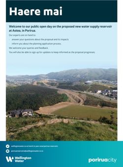 Welcome to our public open day on the proposed new water supply reservoir at Aotea, in Porirua - Wellington Water
