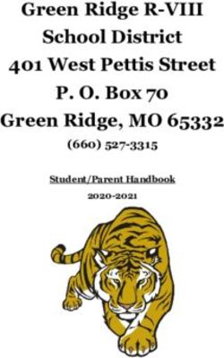 Green Ridge R-VIII School District 401 West Pettis Street P. O. Box 70 Green Ridge, MO 65332 - (660) 527-3315 - EGS