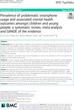 Prevalence of problematic smartphone usage and associated mental health outcomes amongst children and young people: a systematic review ...