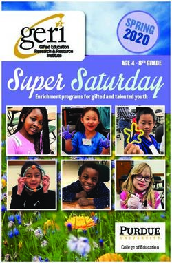 AGE 4 - 8TH GRADE Enrichment programs for gifted and talented youth - Purdue's College of ...