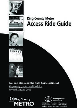 Access Ride Guide King County Metro - You can also read the Ride Guide online at kingcounty.gov/AccessRideGuide Revised January 2019