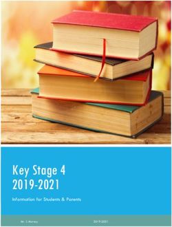 Key Stage 4 2019-2021 - Information for Students & Parents - Omagh CBS