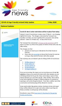 COVID-19 Age Friendly Ireland Daily Update