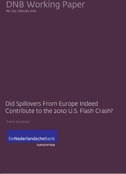 Did Spillovers From Europe Indeed Contribute to the 2010 U.S. Flash Crash? - No. 622 / January 2019 - Dnb