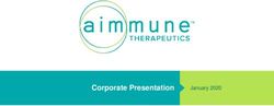 Corporate Presentation - January 2020 - Aimmune Therapeutics