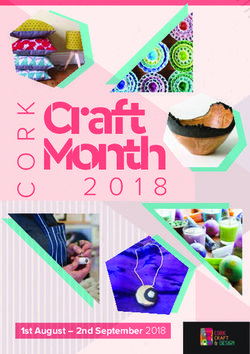 Craft Month - 1st August - 2nd September 2018 - Cork Craft and Design