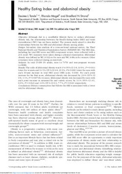 Healthy Eating Index and abdominal obesity - Cambridge ...