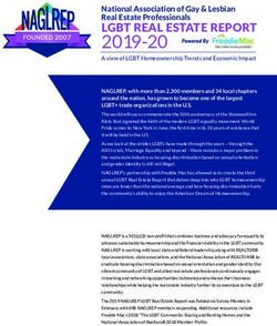 2019-20 LGBT REAL ESTATE REPORT Real Estate Professionals - NAGLREP.com