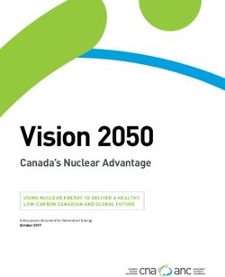 Vision 2050 Canada's Nuclear Advantage - USING NUCLEAR ENERGY TO ...