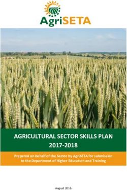 AGRICULTURAL SECTOR SKILLS PLAN - 2017-2018 Prepared on behalf of the Sector by AgriSETA for submission to the Department of Higher Education and ...