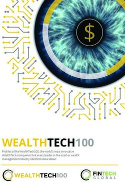 WEALTHTECH100 PROFILES OF THE WEALTHTECH100, THE WORLD'S MOST INNOVATIVE WEALTHTECH COMPANIES THAT EVERY LEADER IN THE ASSET OR WEALTH MANAGEMENT ...