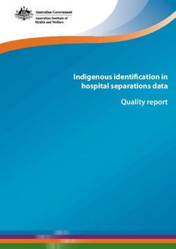 Indigenous identification in hospital separations data - Quality report