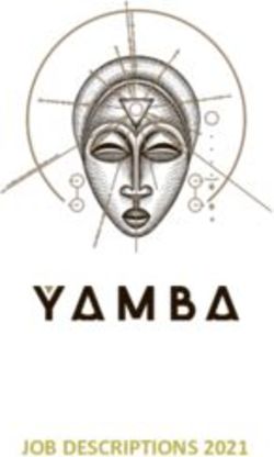 JOB DESCRIPTIONS 2021 - YAMBA