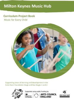 Milton Keynes Music Hub - Curriculum Project Book Music for Every Child - Milton Keynes Council