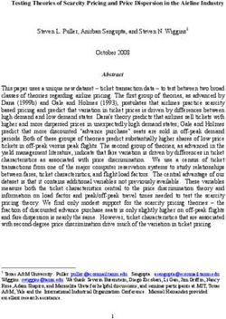 Testing Theories of Scarcity Pricing and Price Dispersion in the Airline Industry