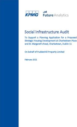 Social Infrastructure Audit - To Support a Planning Application for a Proposed Strategic Housing Development at Charlestown Place and St ...