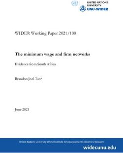 The minimum wage and firm networks - Evidence from South Africa WIDER Working Paper 2021/100