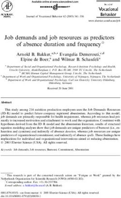 Job demands and job resources as predictors of absence duration and frequency