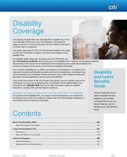 Disability Coverage - Citi Benefits