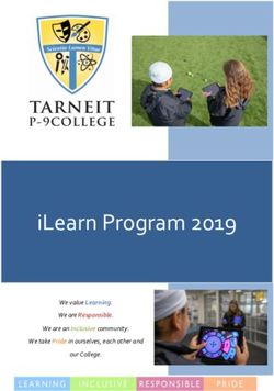 ILearn Program 2019 We value Learning. We are Responsible. We are an Inclusive community. We take Pride in ourselves, each other and our College ...
