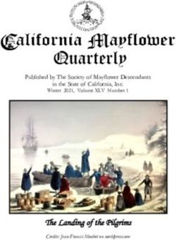 Quarterly - California Mayflower Society