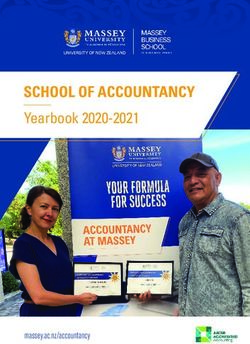 SCHOOL OF ACCOUNTANCY - Yearbook 2020-2021 - Massey.ac.nz/accountancy ...