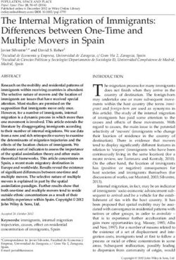 The Internal Migration of Immigrants: Differences between One-Time and Multiple Movers in Spain