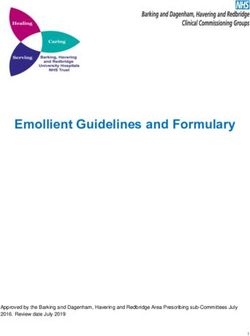 Emollient Guidelines and Formulary