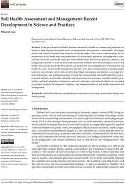 Soil Health Assessment and Management: Recent Development in Science and Practices - MDPI